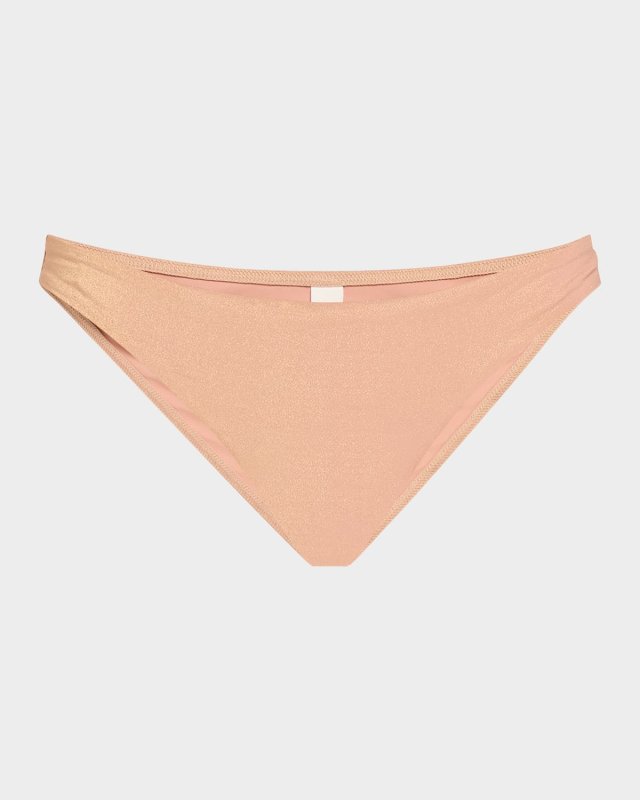 Everley Metallic Bikini Bottoms